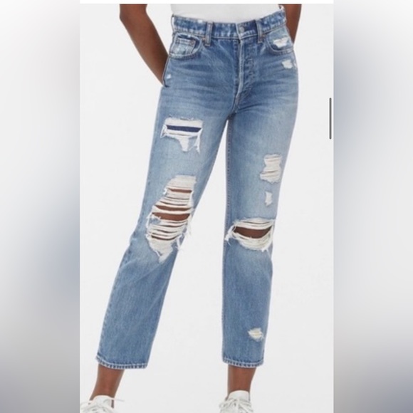 GAP Denim - Gap Denim Cheeky Straight High Rise Jeans Size 8/29 Petite.